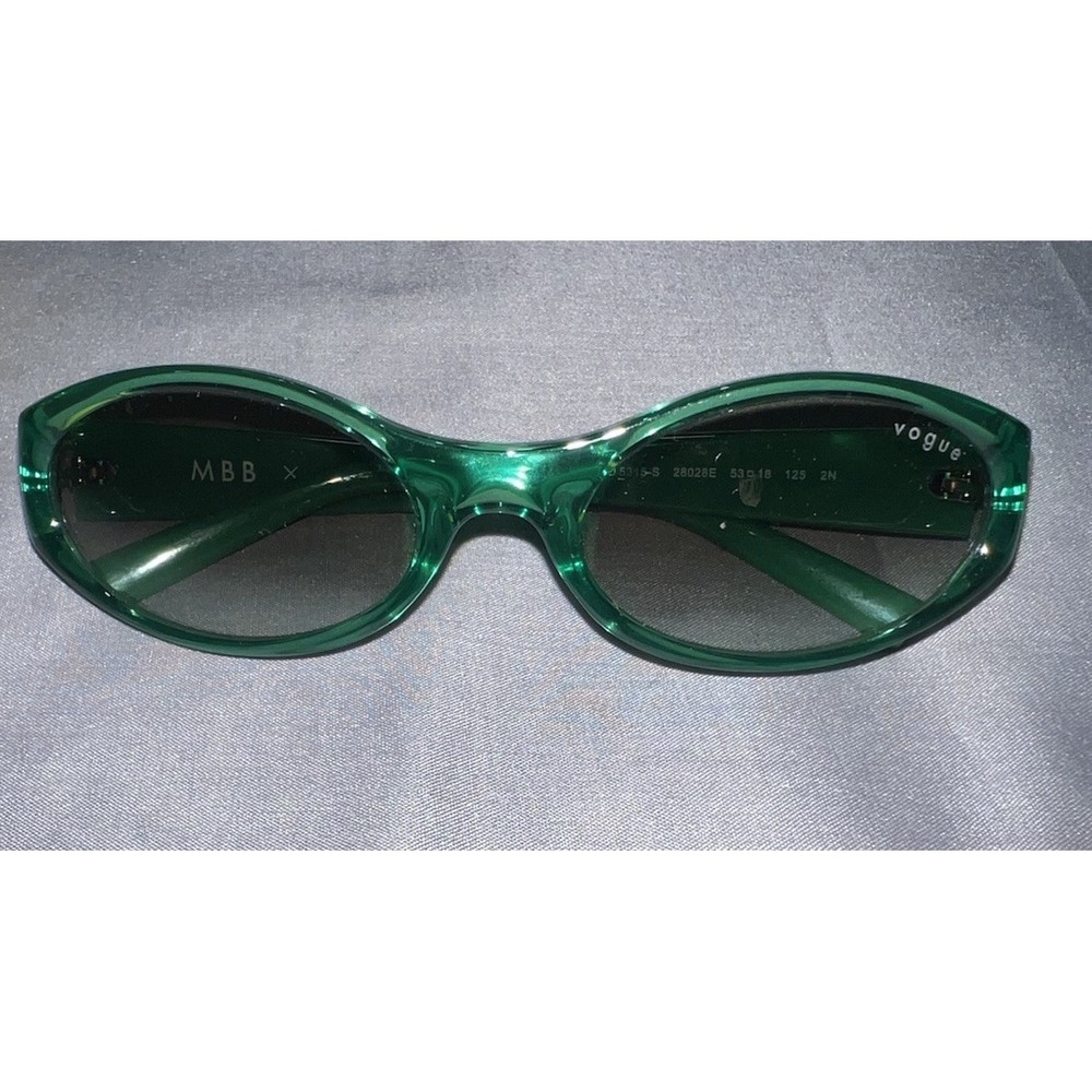 MBB+ Vogue JR girls Green Sunglasses With Case VO 5315-S 28028E 53 18 125 2N - Picture 4 of 9